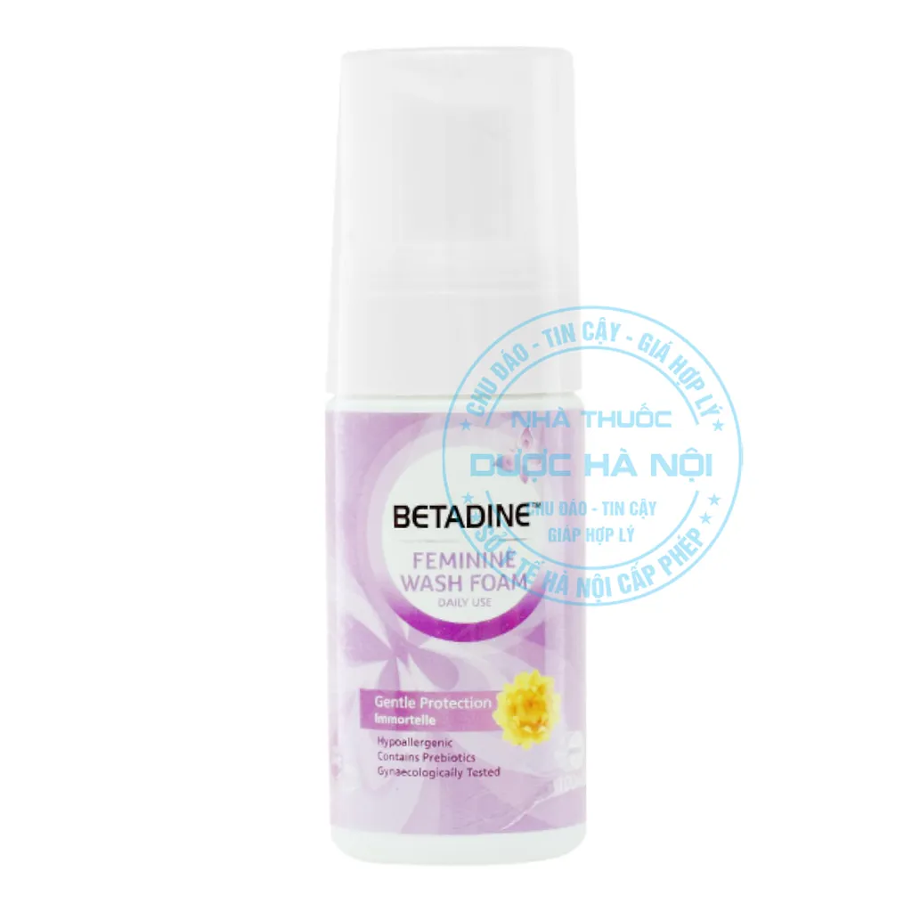 Dung dịch vệ sinh Betadine Feminine Wash Foam