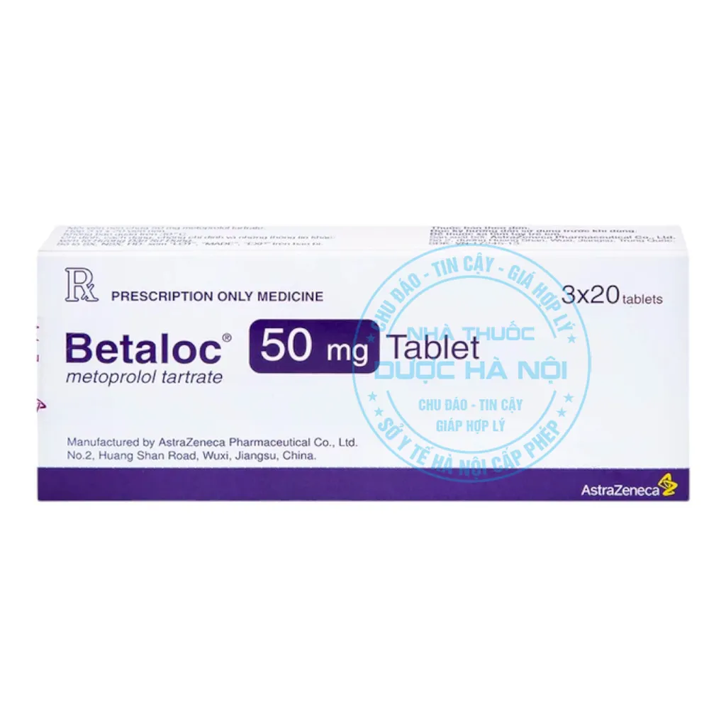 Thuốc Betaloc 50mg