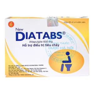 Thuốc New Diatabs điều trị triệu chứng tiêu chảy cấp và mạn tính