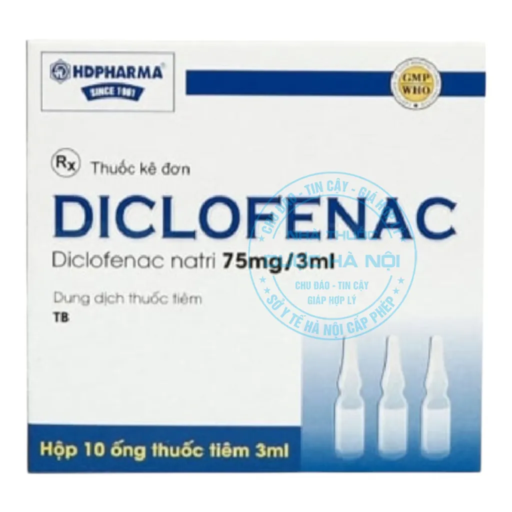 Thuốc tiêm Diclofenac