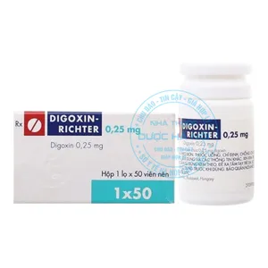 Thuốc Digoxin-Richter 0.25mg điều trị các bệnh lý liên quan đến tim mạch, đặc biệt là suy tim