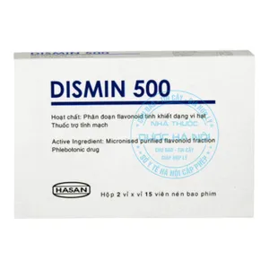 Thuốc Dismin 500mg điều trị các triệu chứng liên quan đến suy tĩnh mạch và cơn trĩ cấp