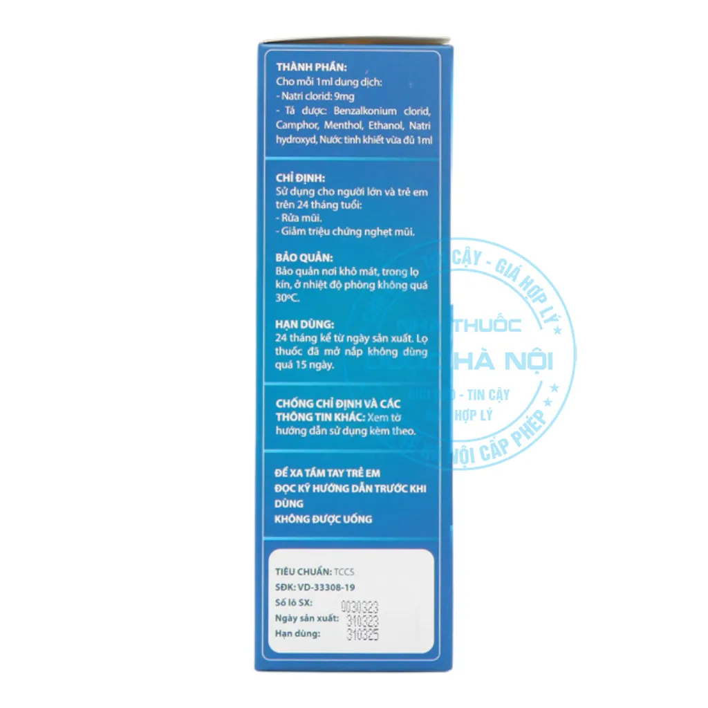 Dung dịch vệ sinh mũi DK-SALT 70ml xanh