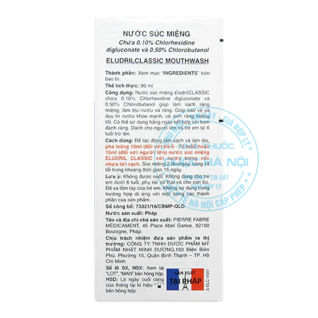Nước súc miệng Eludril 90ml