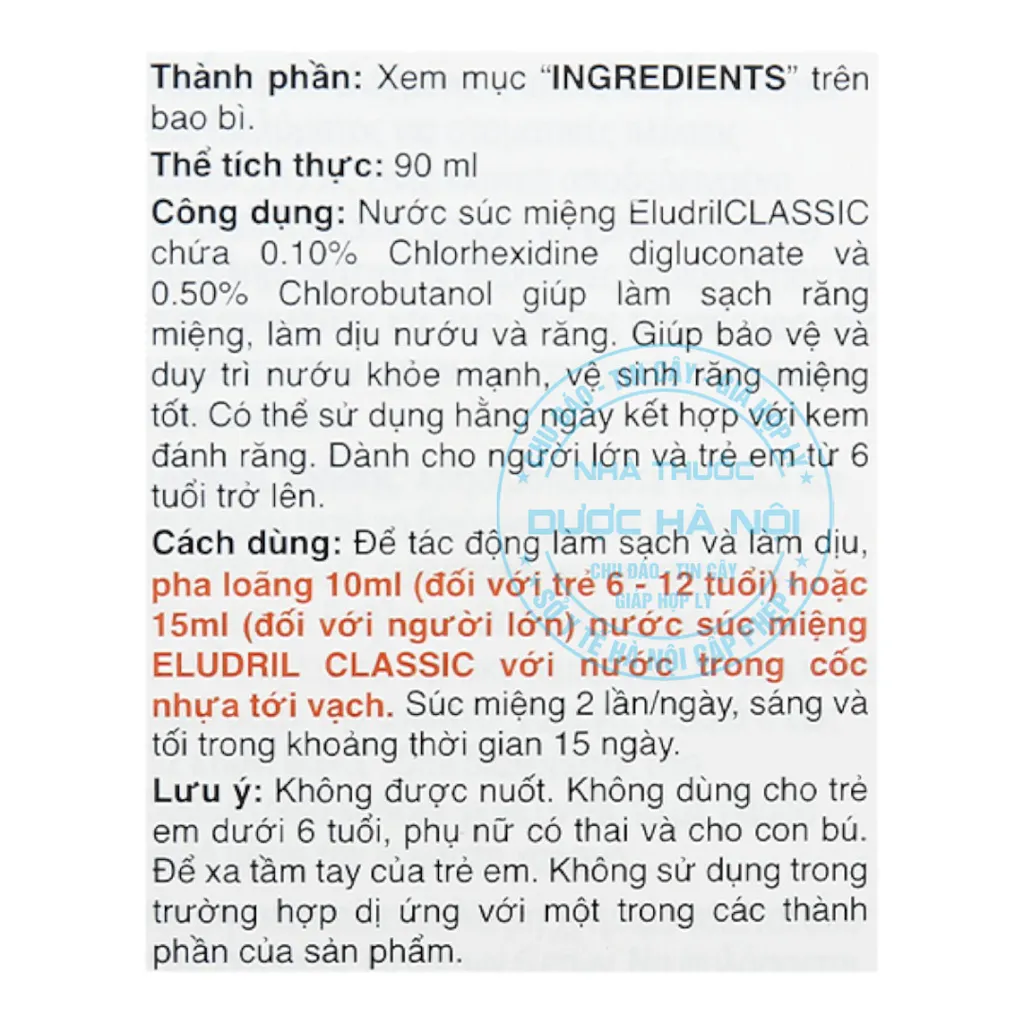 Nước súc miệng Eludril 90ml