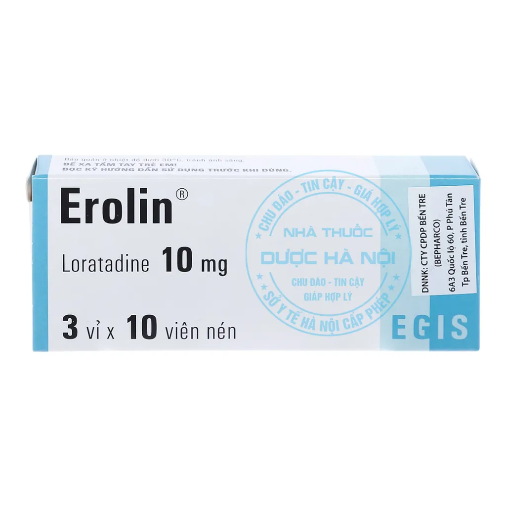 Thuốc Erolin 10mg