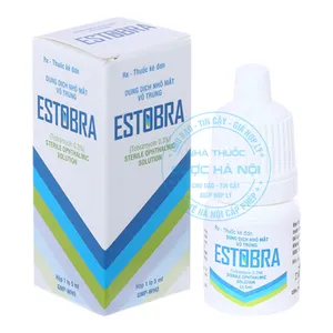 Nhỏ mắt Estobra 5ml DK điều trị vấn đề về nhiễm trùng mắt