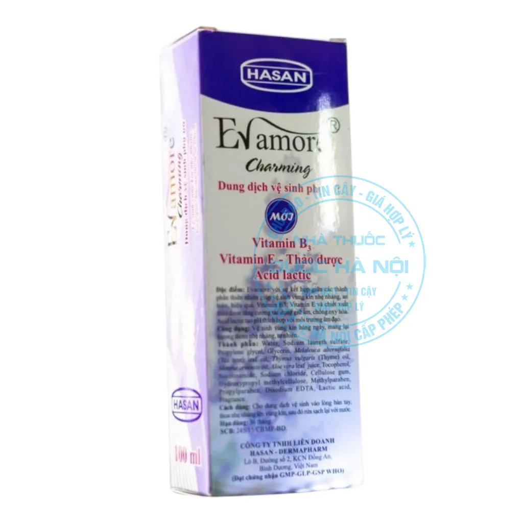 Dung dịch vệ sinh phụ nữ Evamore Charming