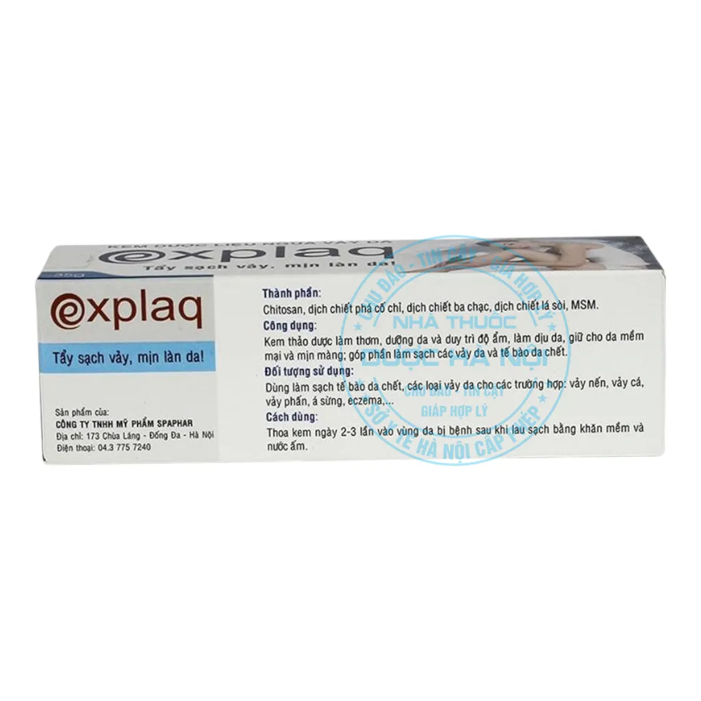 Kem bôi da Explaq