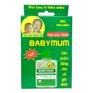 Dầu Tràm Babymum giữ ấm cơ thể, kháng khuẩn và làm sạch không kh