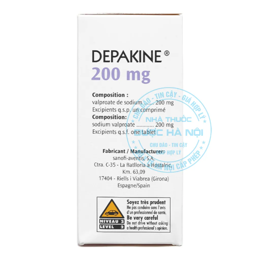 Thuốc Depakine 200mg