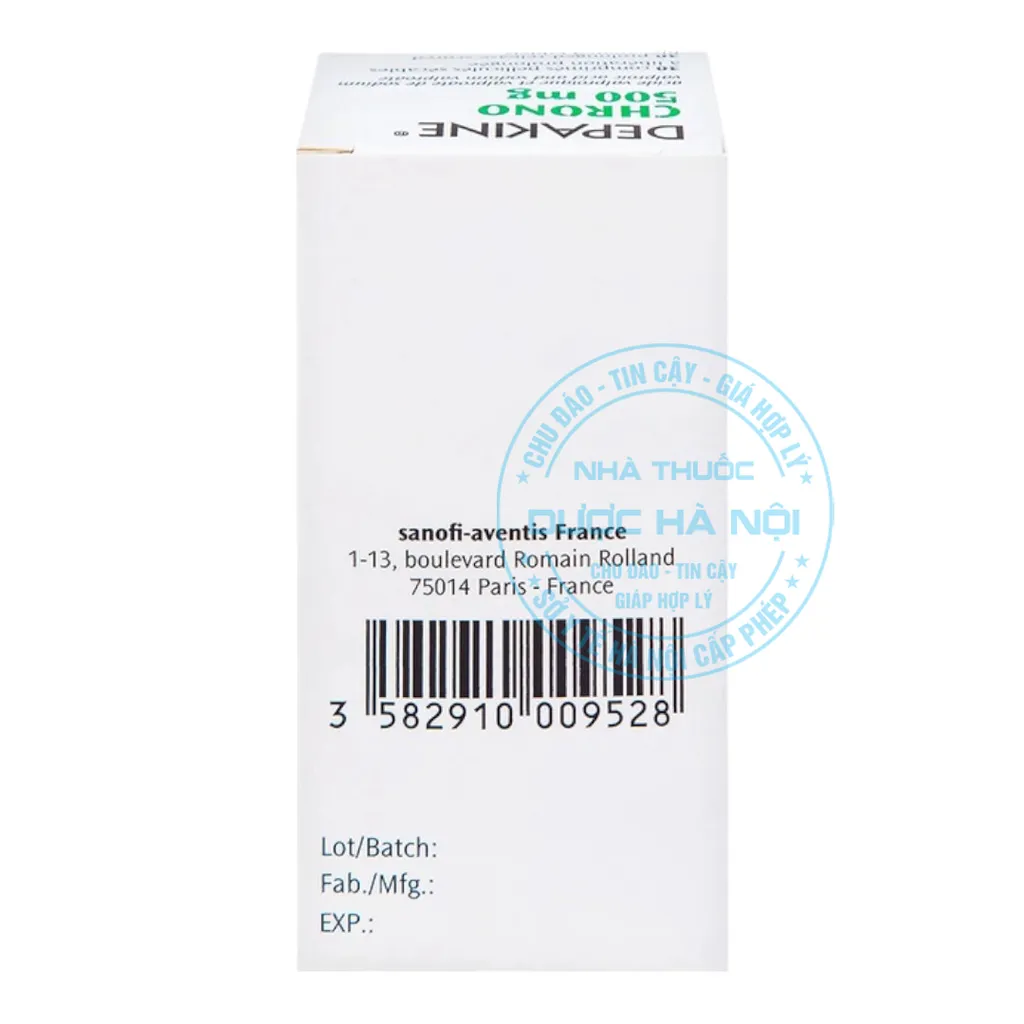 Thuốc Depakine Chrono 500mg