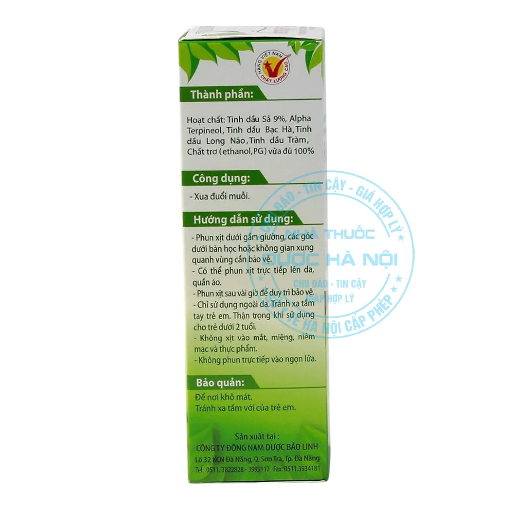 Bình xịt xua đuổi côn trùng Fly @way 60ml