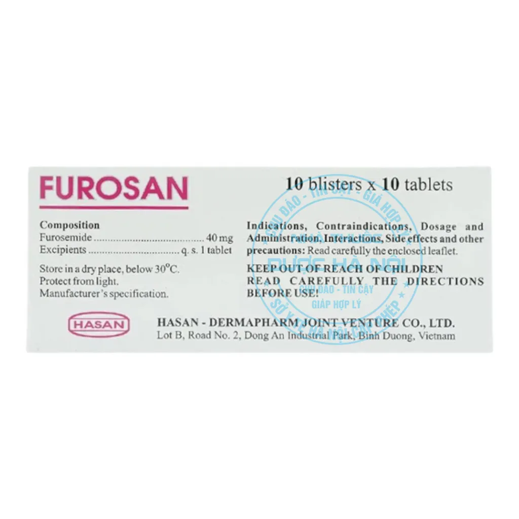 Thuốc Furosan 40mg