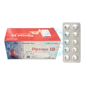 Thuốc Dipsope 10 điều trị tăng huyết áp và đau thắt ngực ổn