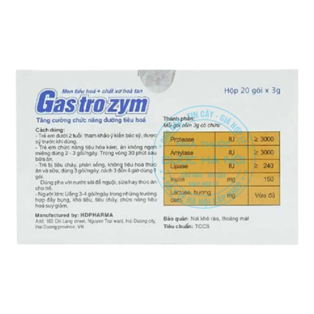 Men tiêu hoá Gastrozym