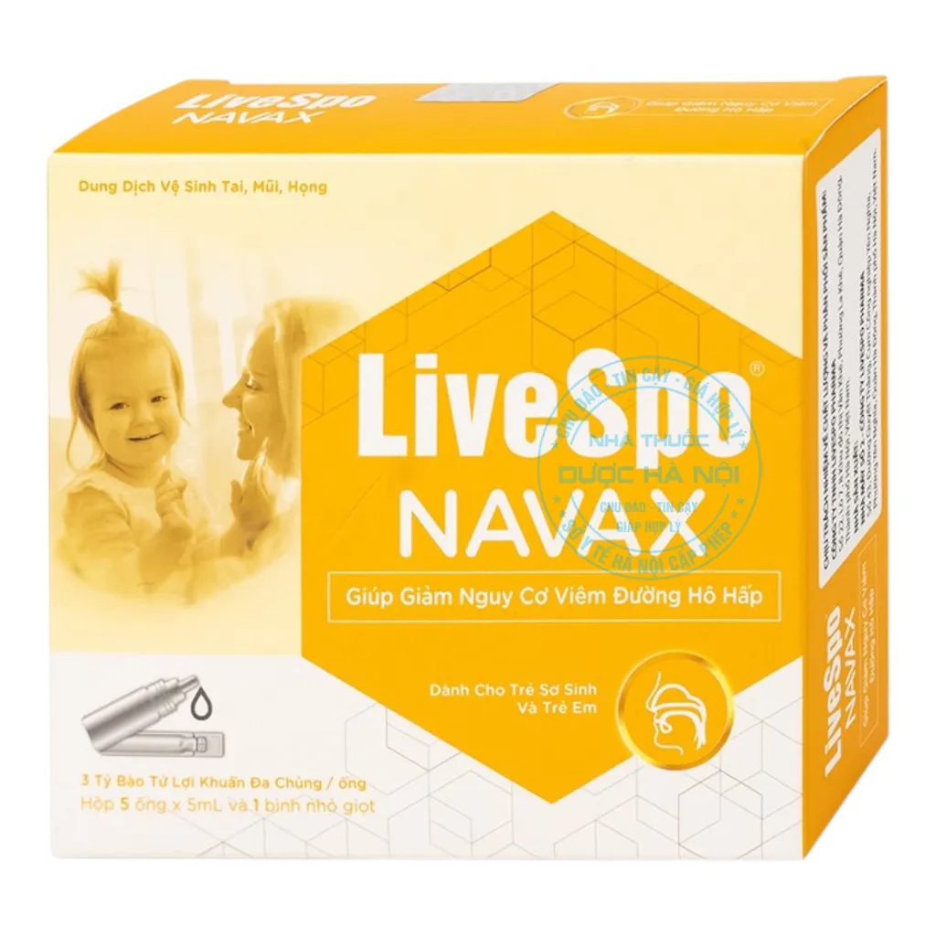 Dung dịch vệ sinh tai, mũi, họng Livespo Navax
