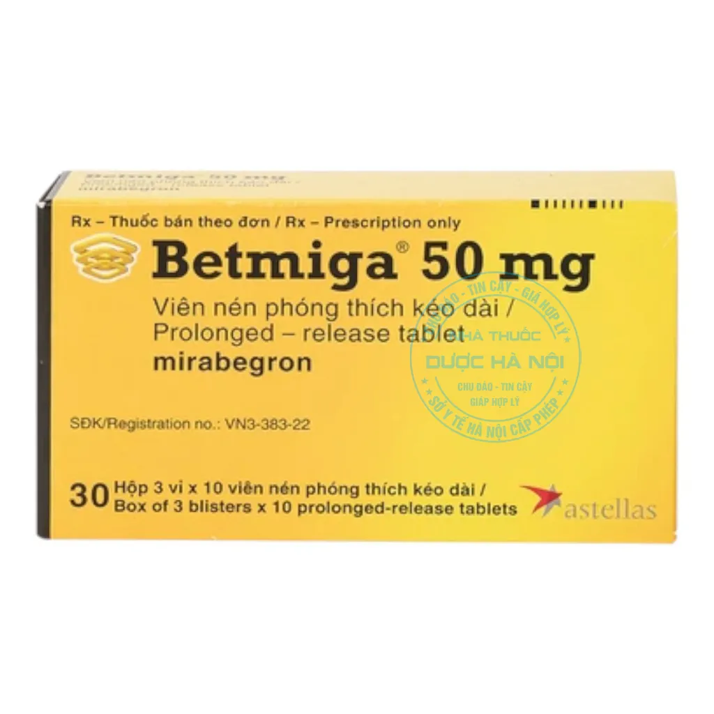 Thuốc Betmiga 50mg