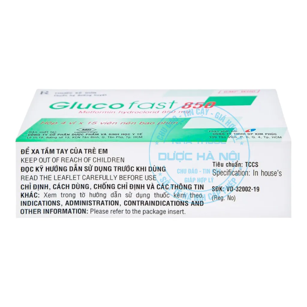 Thuốc Glucofast 850mg