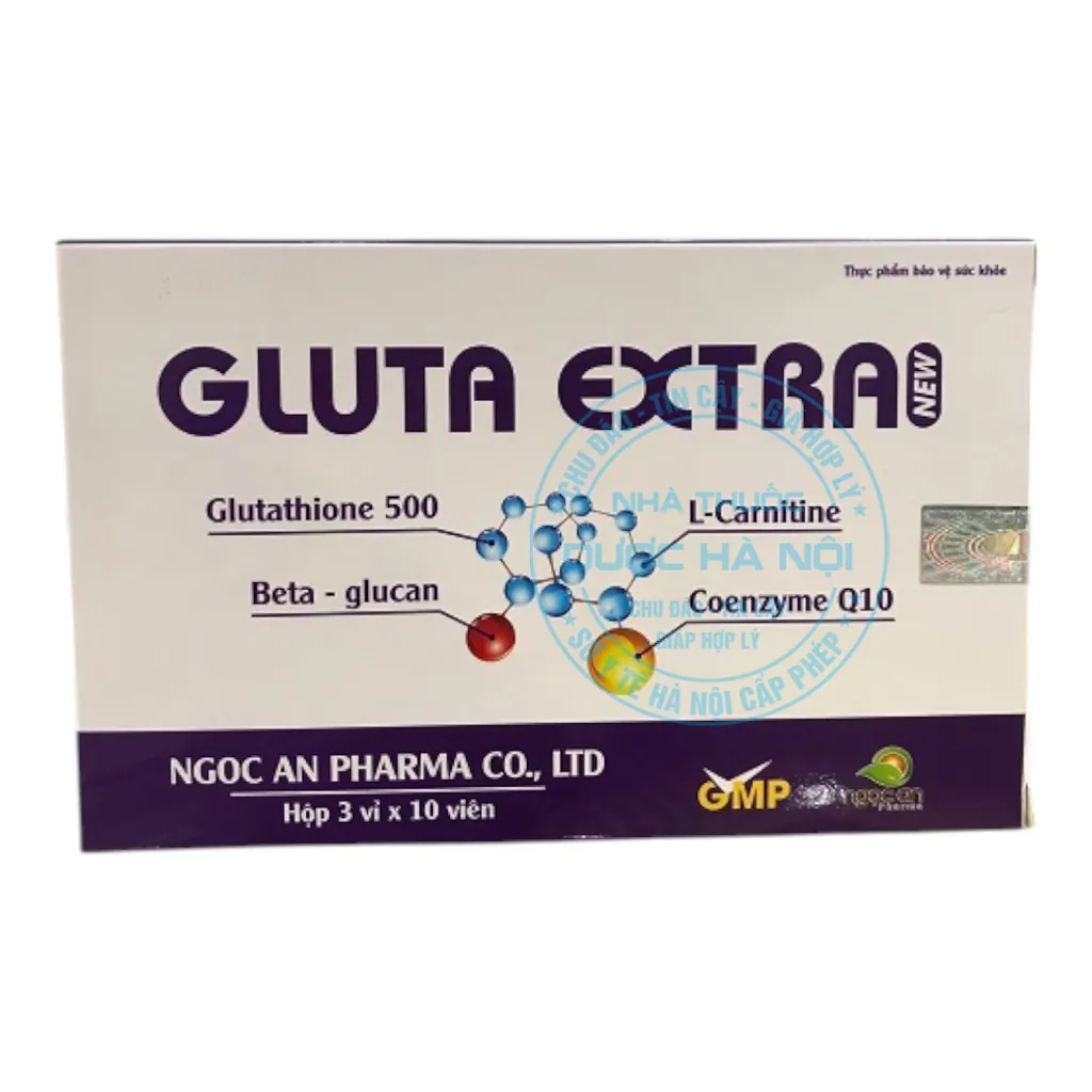 Viên uống Gluta Extra bảo vệ sức khỏe và tăng cường sức đề kháng