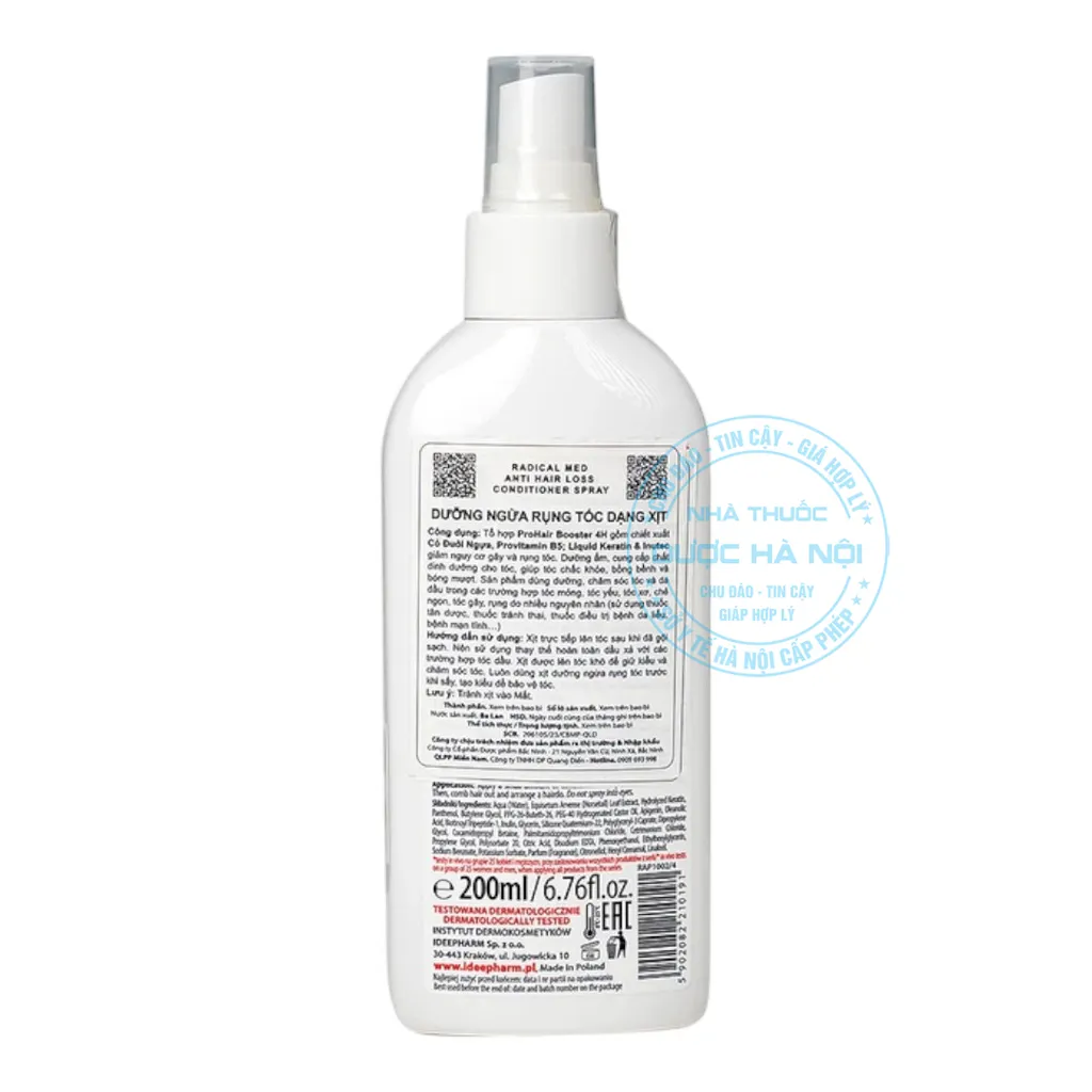 Dưỡng tóc Radical Med Anti Hair Loss Conditioner Spray
