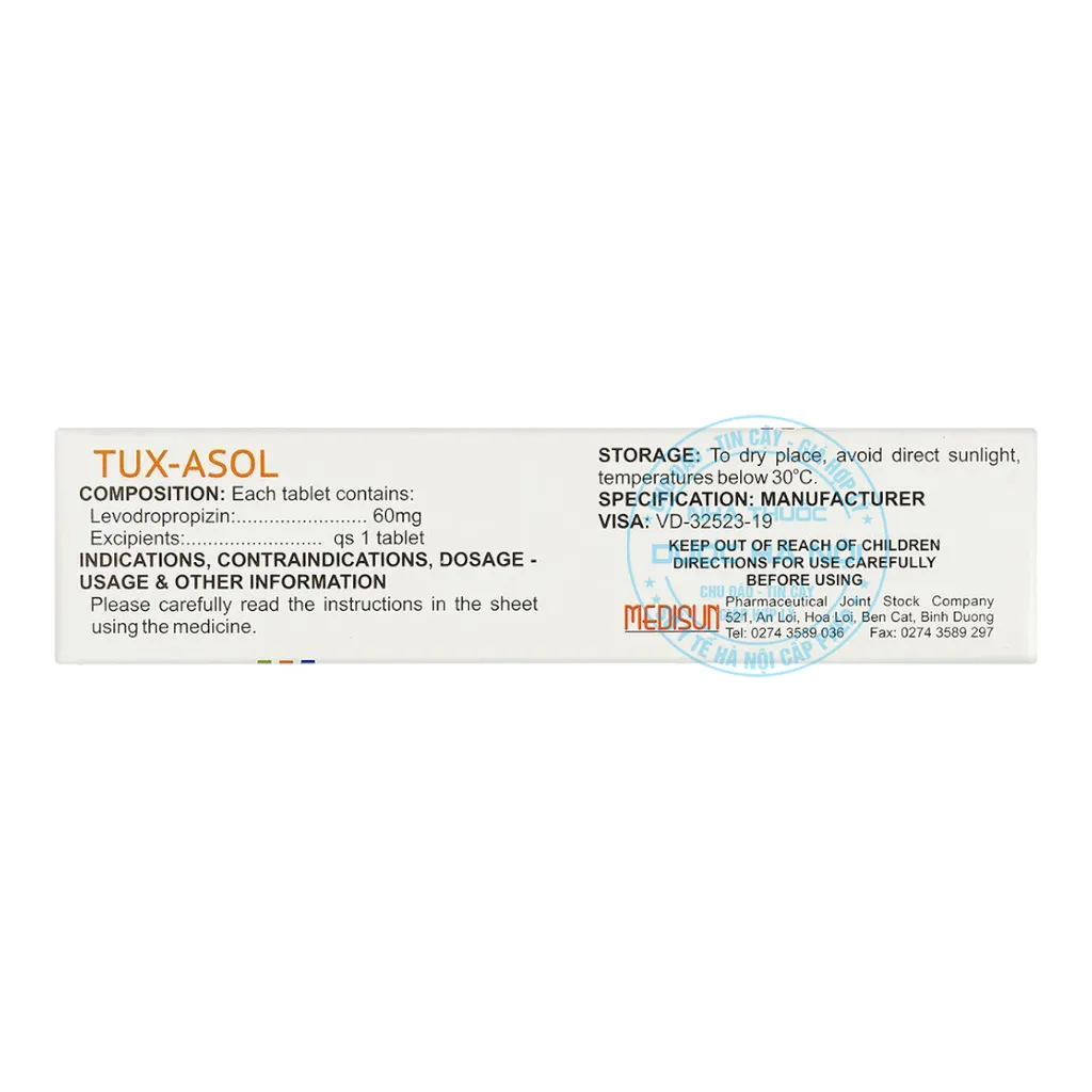 Thuốc Tux-Asol 60mg