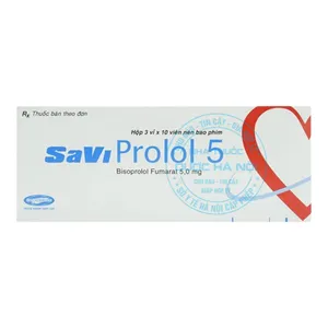 Thuốc Prolol SaVi 10 điều trị tăng huyết áp, đau thắt ngực và suy tim mạn tính