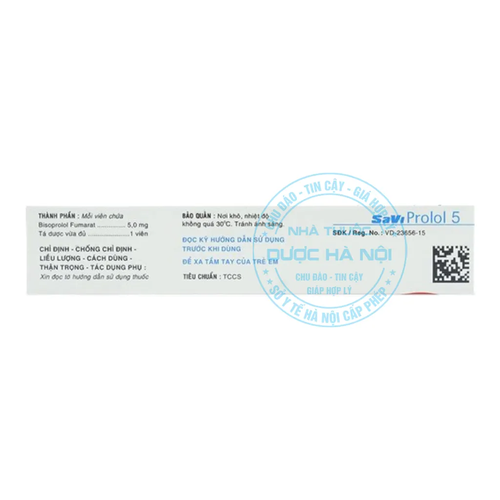 Thuốc Prolol SaVi 10