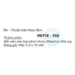 Thuốc Refix 550mg