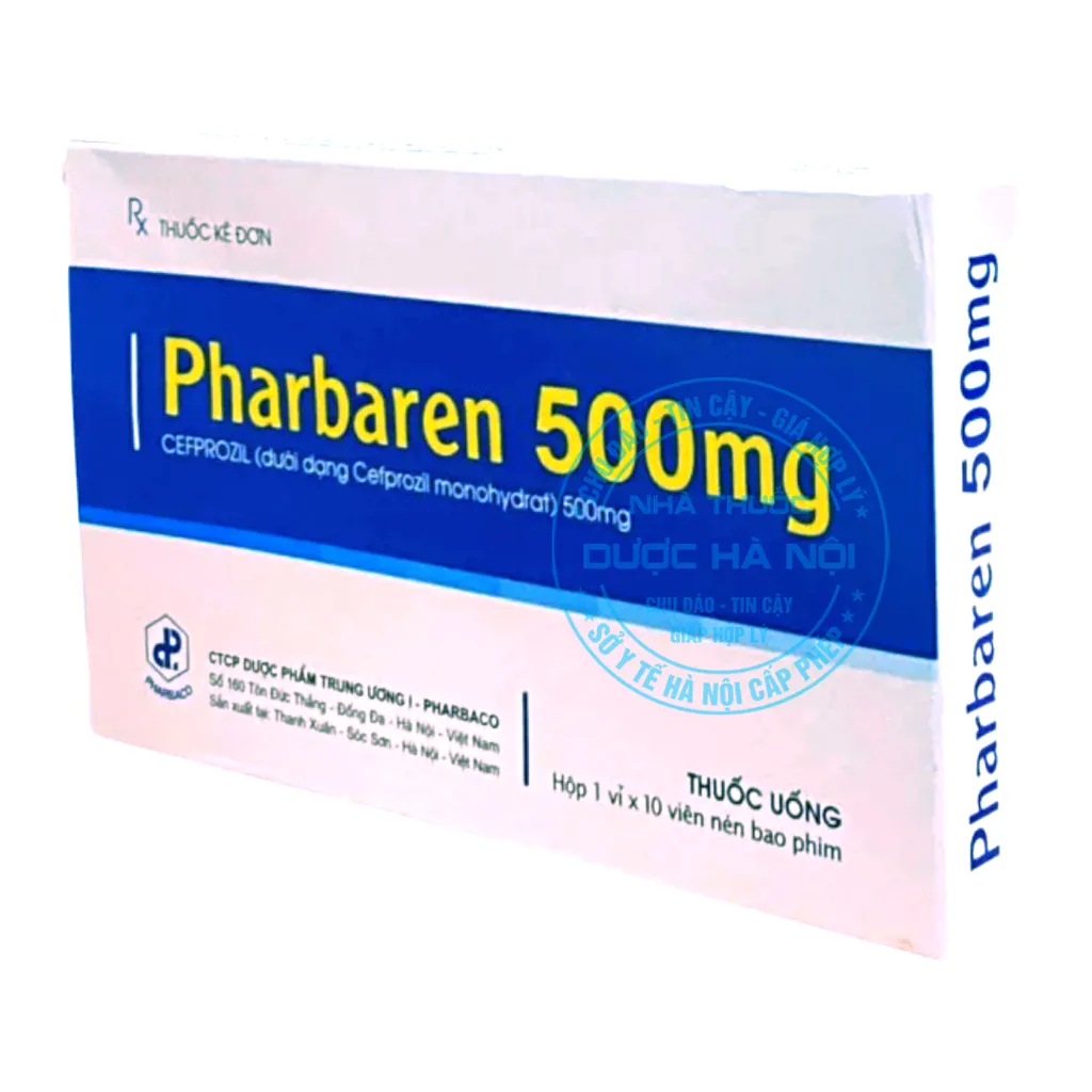 Thuốc Pharbaren 500mg