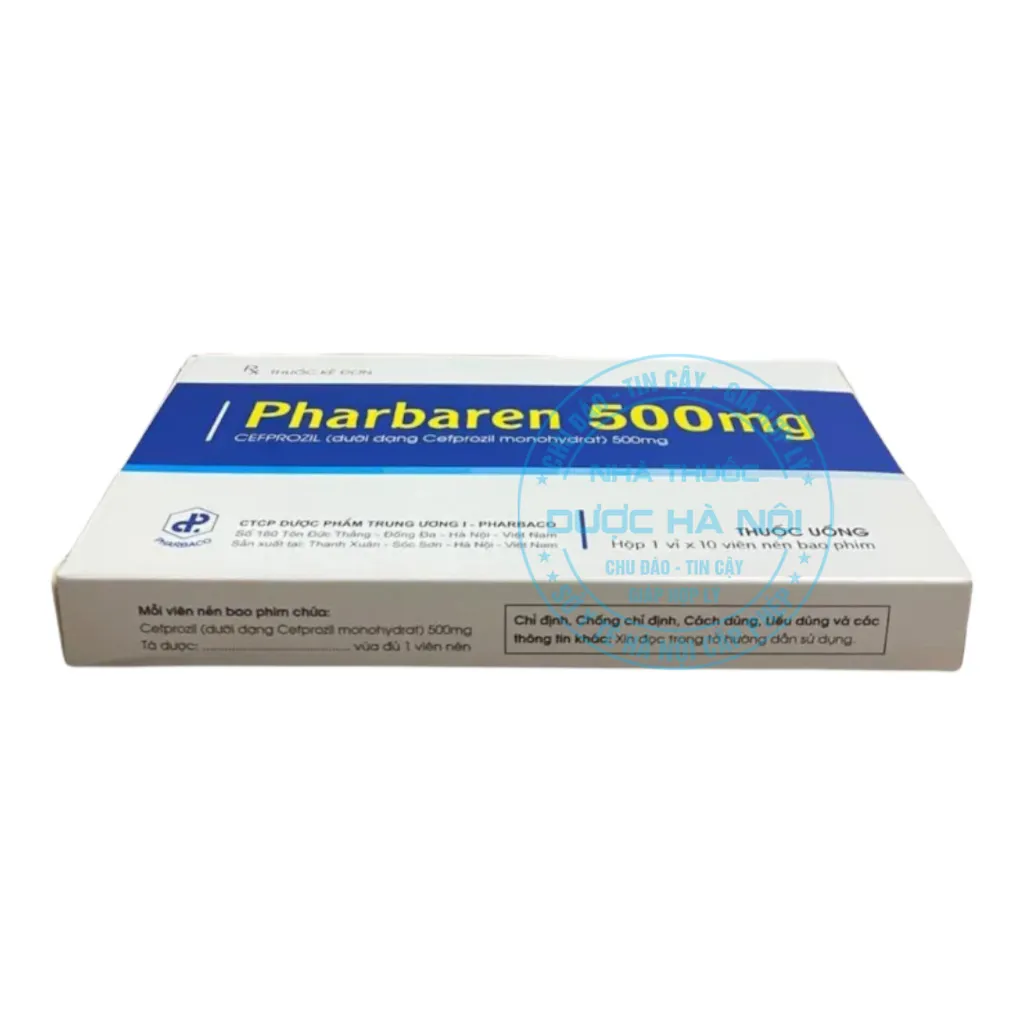 Thuốc Pharbaren 500mg