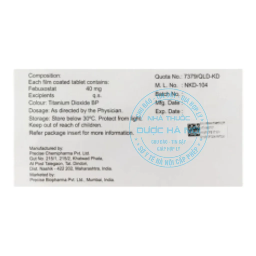 Thuốc Fexogold 40mg