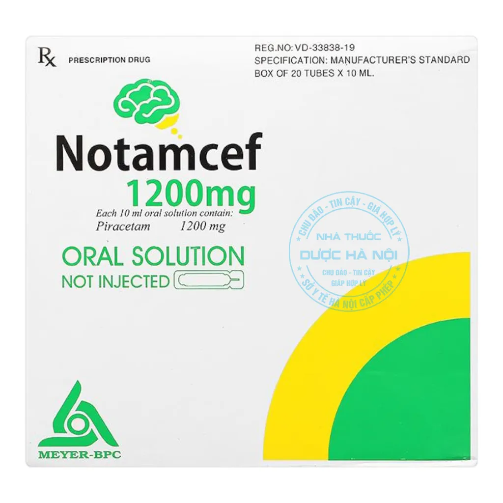 Thuốc Notamcef 1200mg
