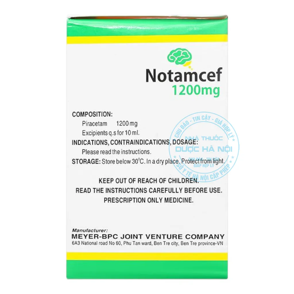 Thuốc Notamcef 1200mg