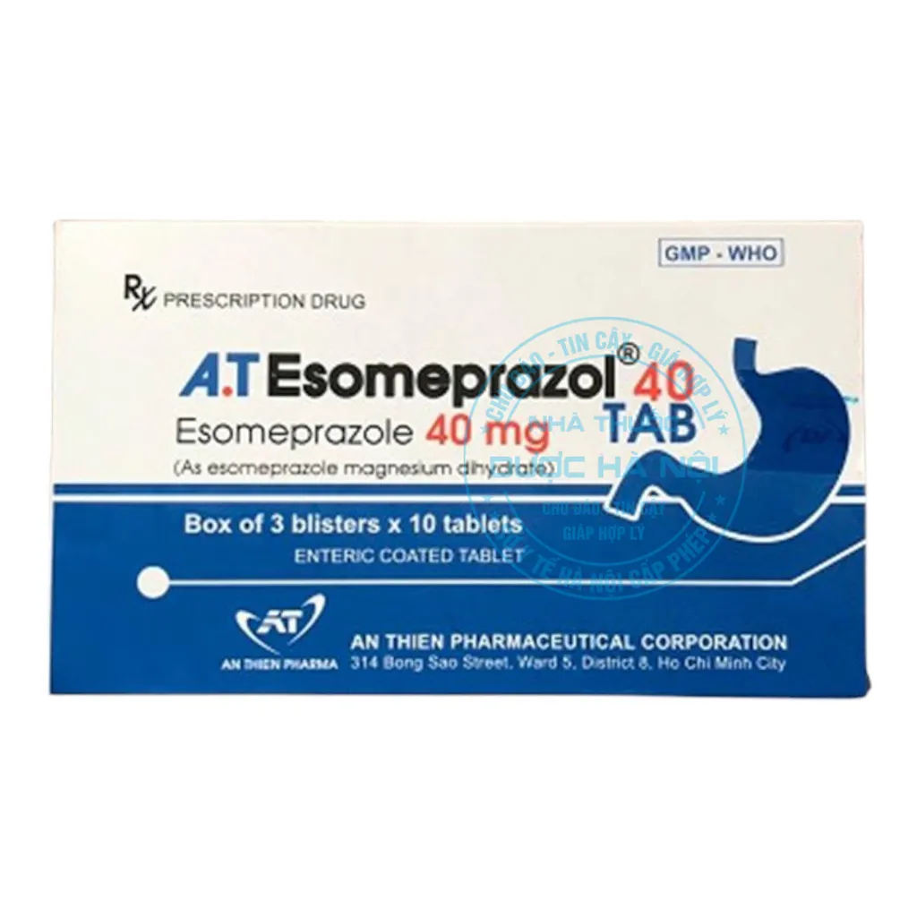 Thuốc A.T Esomeprazol 40mg