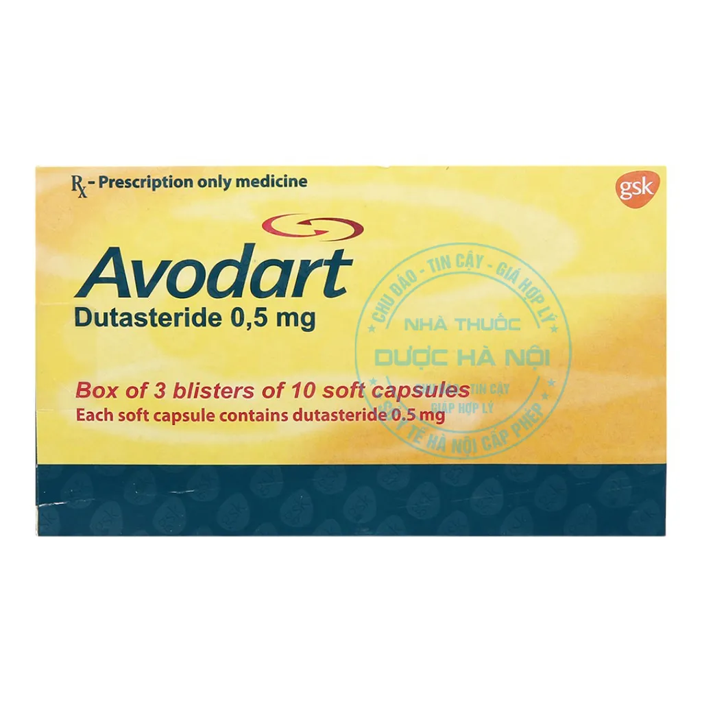 Thuốc Dutasteride 5A Farma 0,5mg