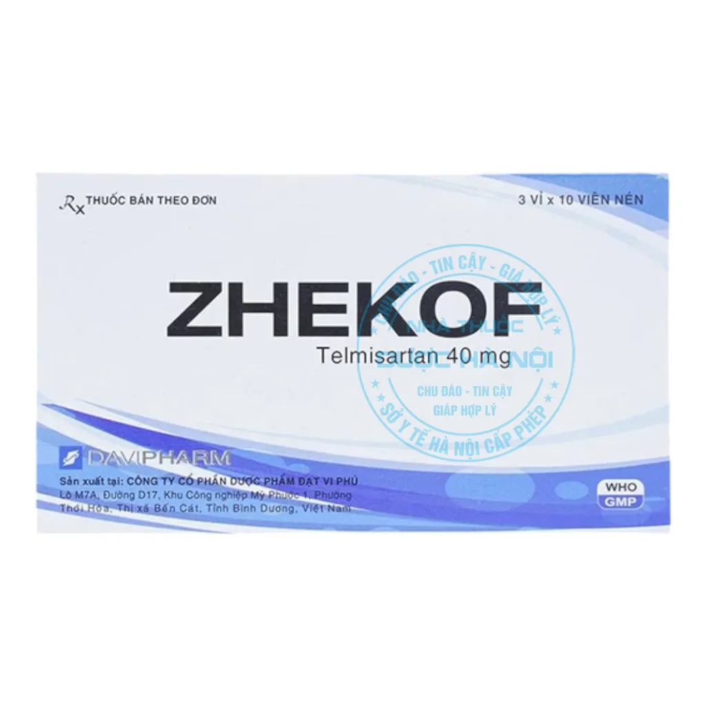 Thuốc Zhekof 40mg Davipharm