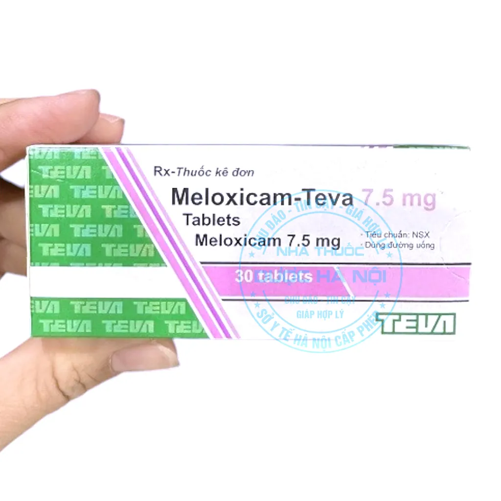 Thuốc Meloxicam-Teva 7.5mg