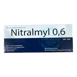 Thuốc Nitralmyl 0.6 điều trị các tình trạng đau thắt ngực