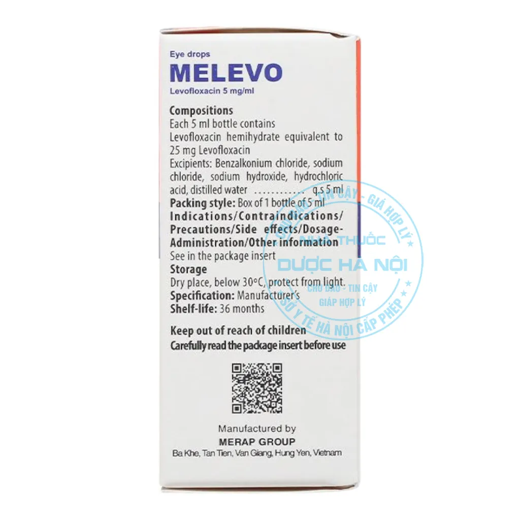 Thuốc nhỏ mắt Melevo