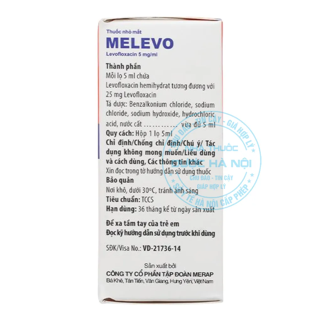 Thuốc nhỏ mắt Melevo