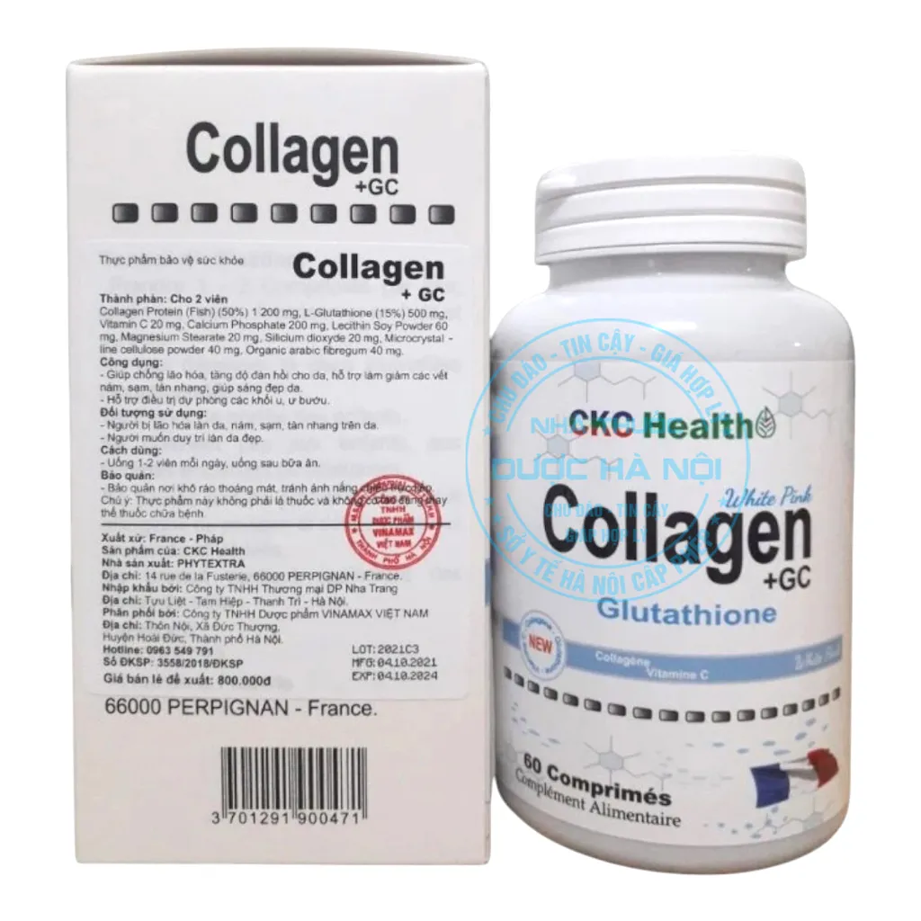 Viên uống Collagen+GC Glutathione Phytextra