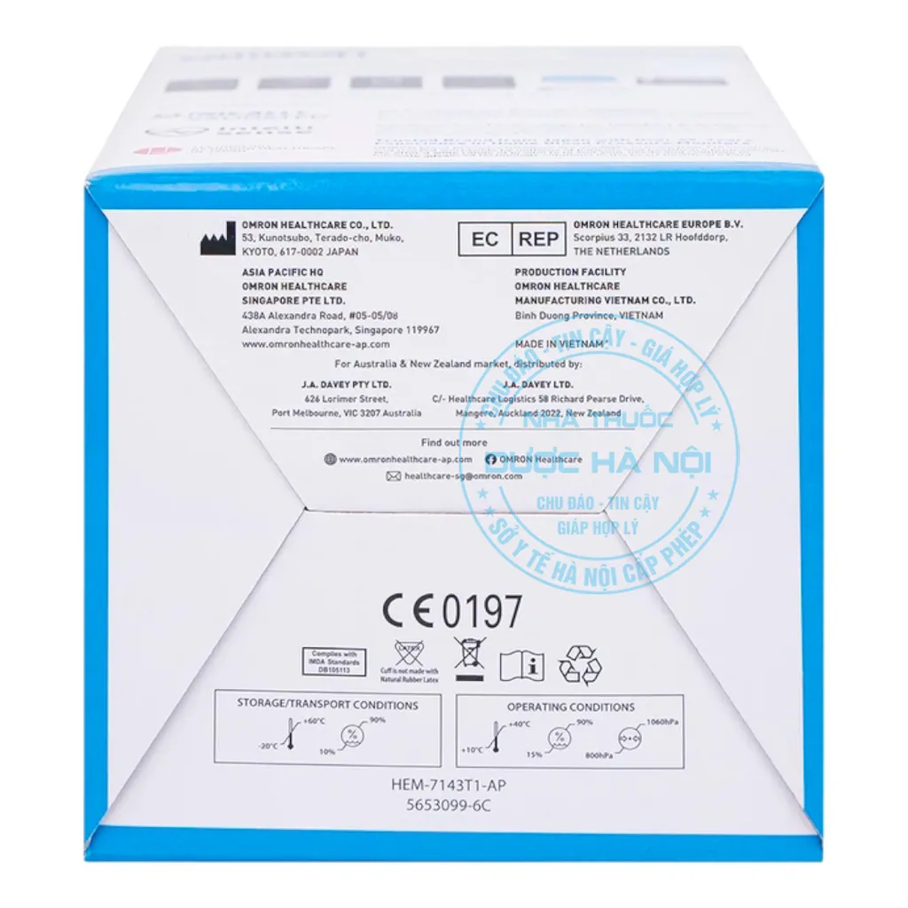 Máy đo huyết áp Omron HEM 7143T1