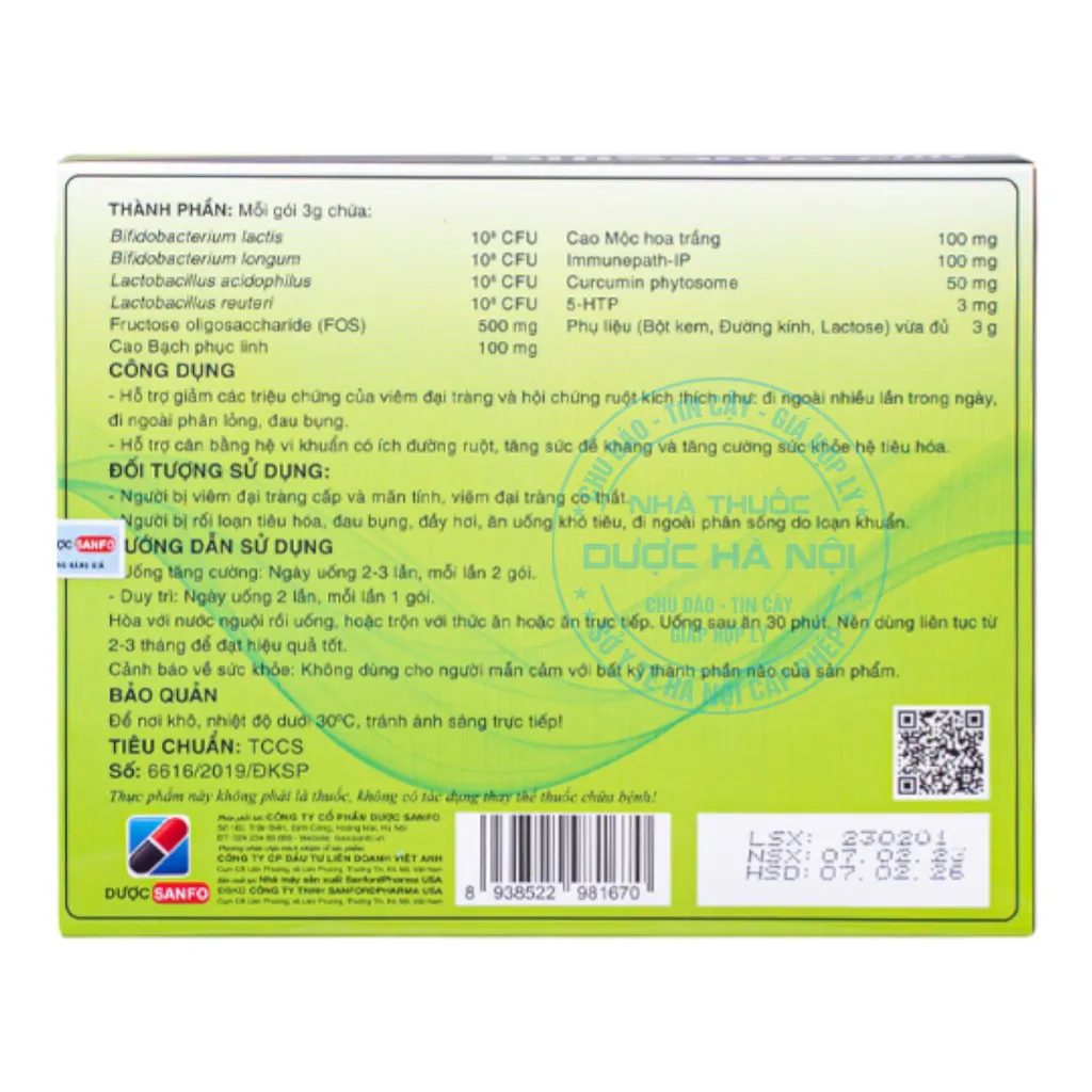 Bột uống Bifisanfo