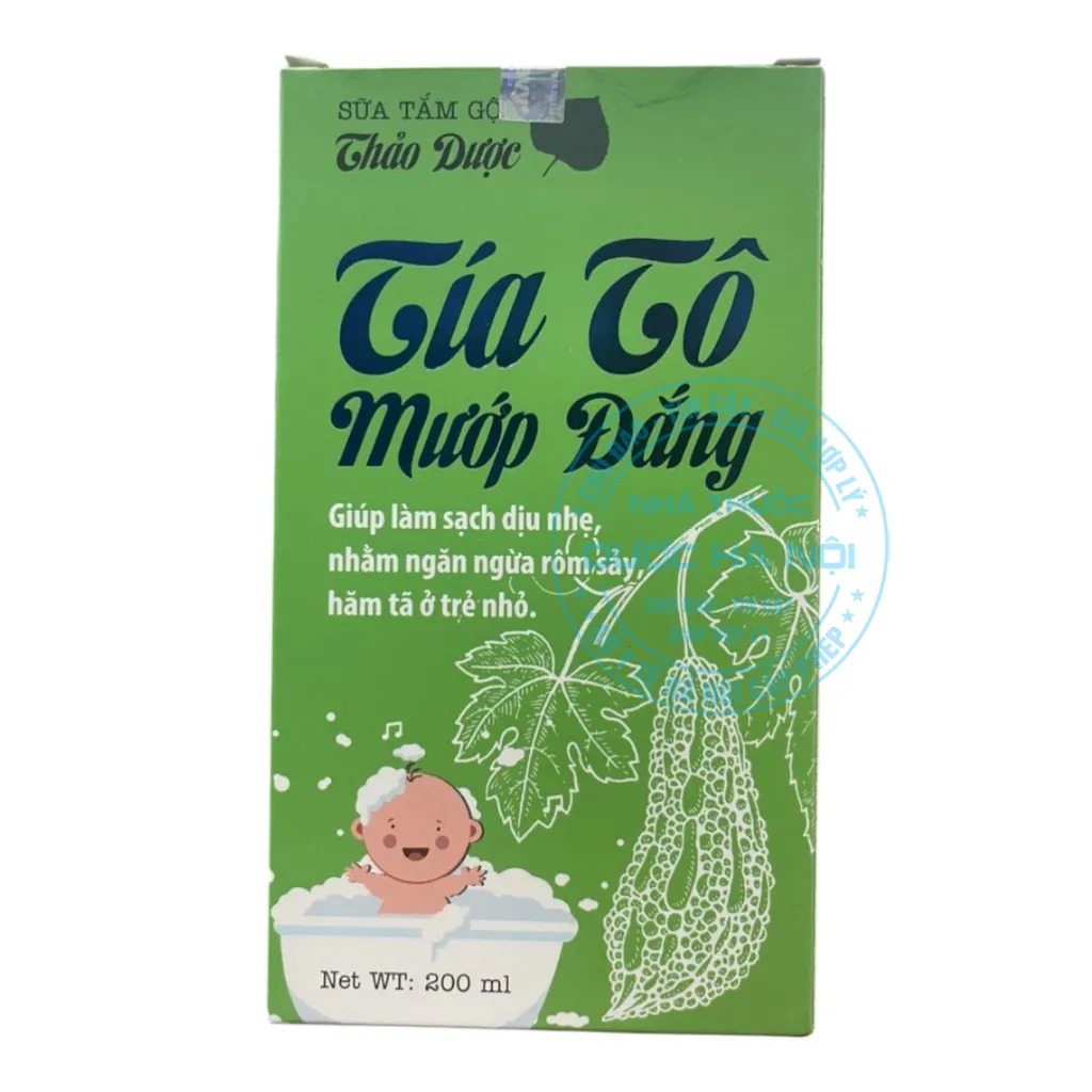 Sữa tắm gội thảo dược Tía Tô Mướp Đắng
