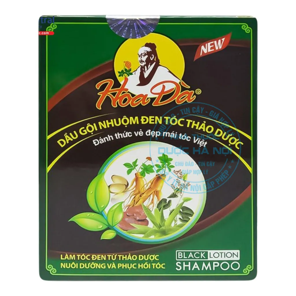 Nhuộm đen tóc Hoa Đà