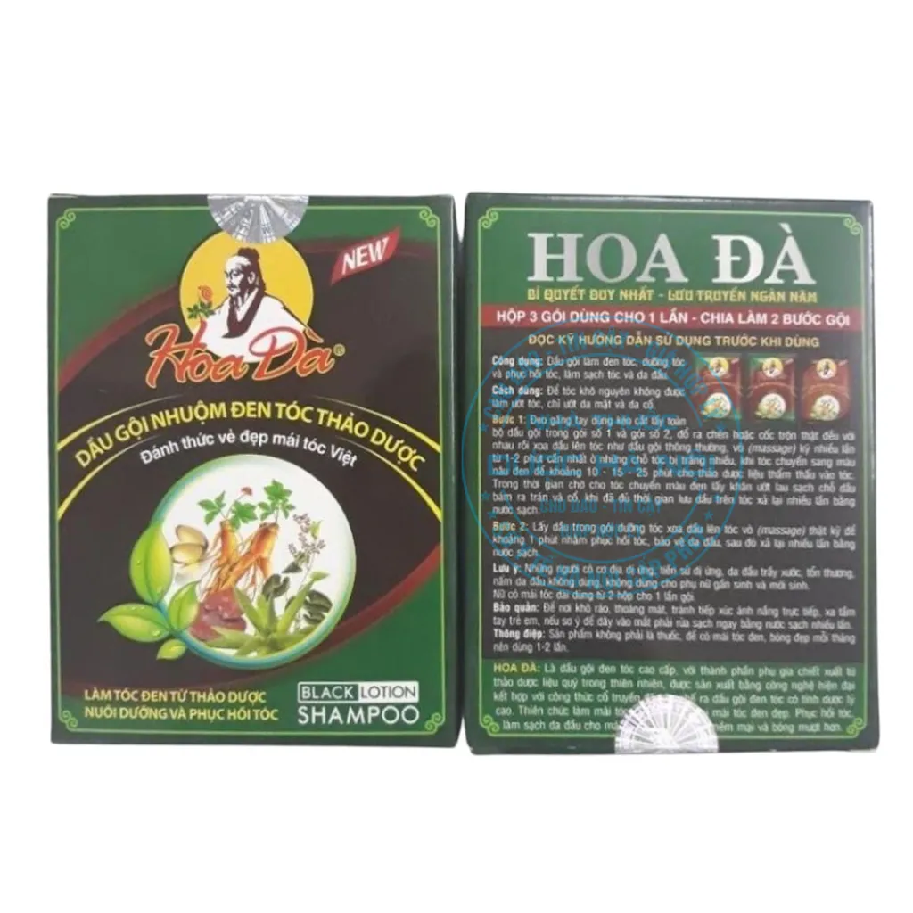 Nhuộm đen tóc Hoa Đà