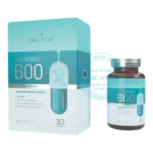 Viên uống Glutathione 600 DR.LACIR hỗ trợ cải thiện sức khỏe làn da, làm đẹp từ bên trong