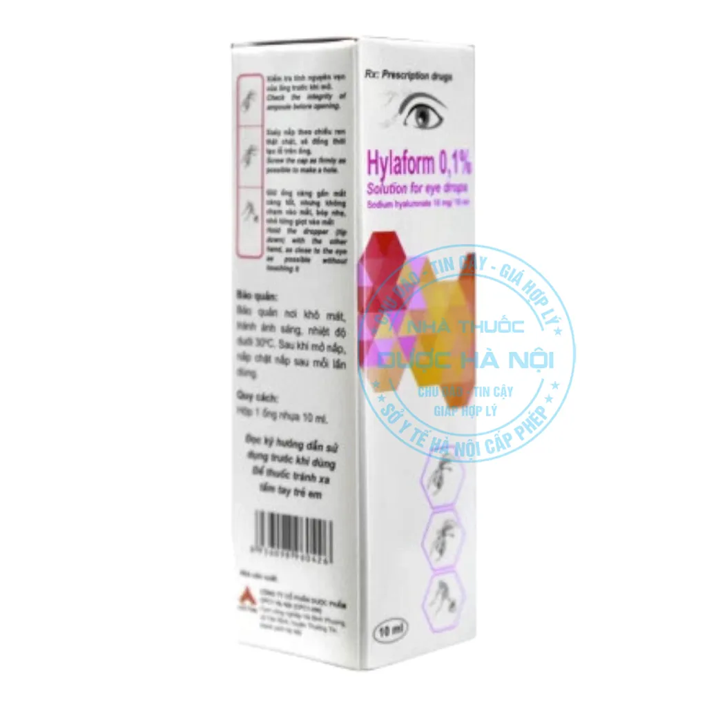 Thuốc nhỏ mắt Hylaform 0.1%