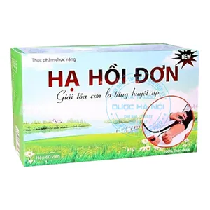 Viên uống Hạ Hồi Đơn hỗ trợ điều trị huyết áp và bảo vệ sức khỏe tim mạch